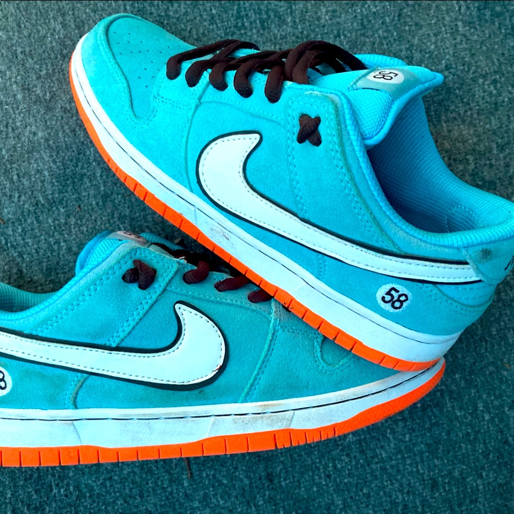 Nike Dunk Low Pro SB Gulf shoe